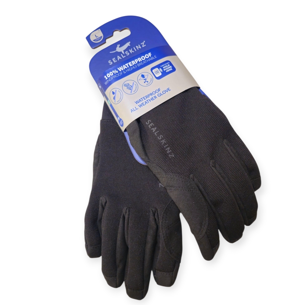 Sealskinz Black Waterproof Gloves